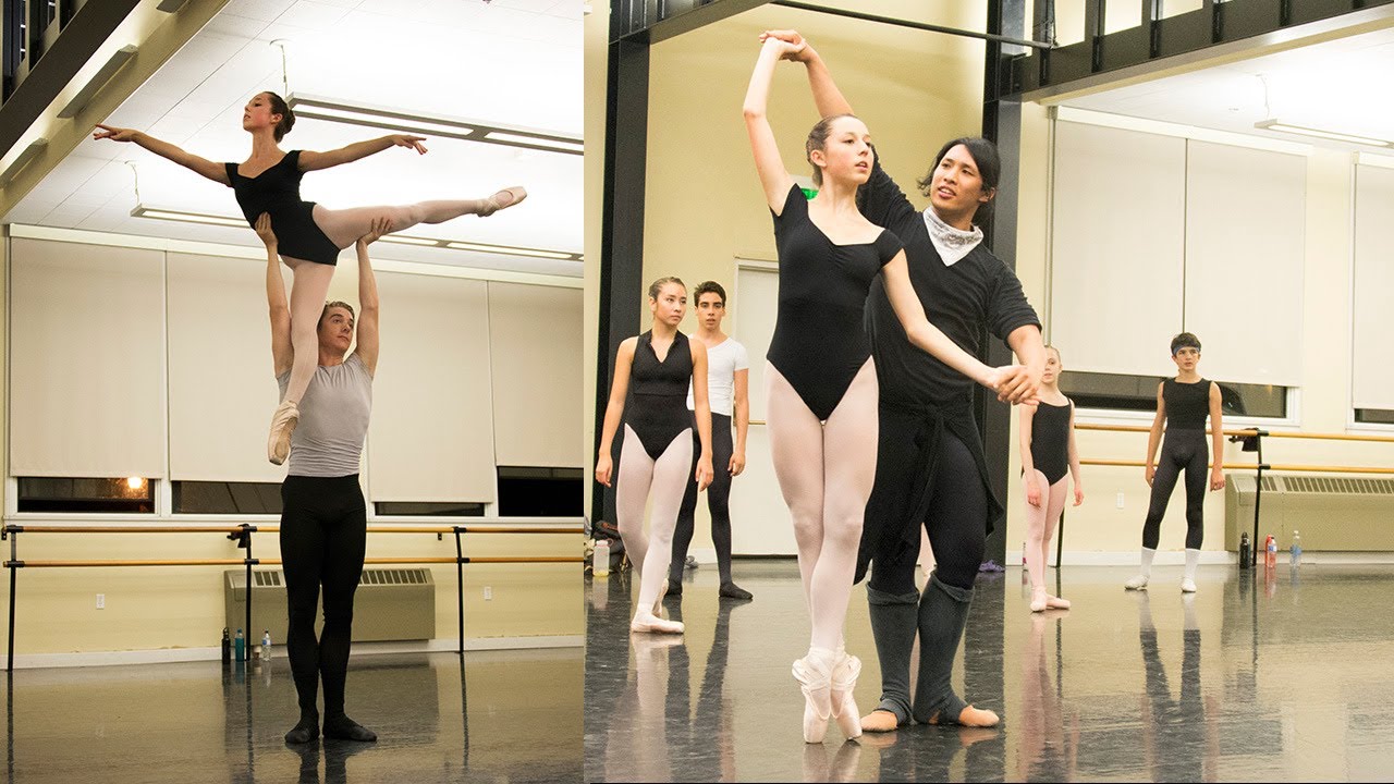 Inside our studio Pas De Deux with Maxim Tchernychev PDD Ballet