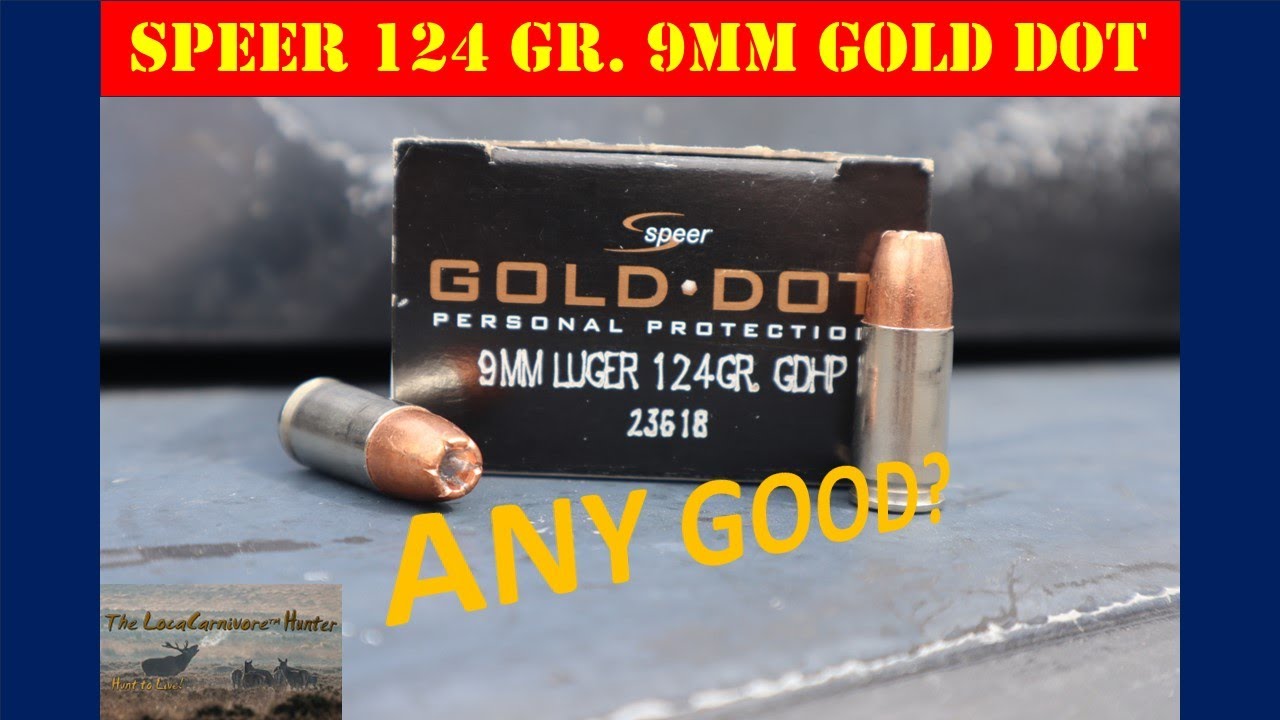 Is SPEER GOLD DOT 9mm 124 gr ANY GOOD? (EXTREME GEL TEST!) YouTube