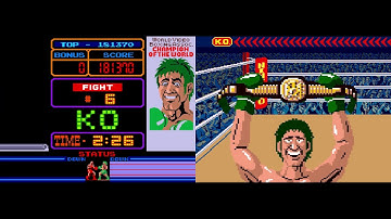 Punch-Out!! (Arcade) - 1 Loop Speedrun [3:12 RTA; 2:16 In-Game Time]  (Default Settings)