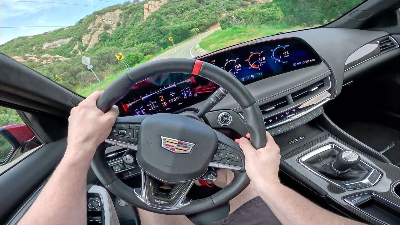 What It's Like To Drive The 2025 Cadillac CT5-V Blackwing Manual (POV ...