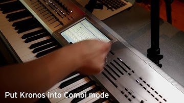 Korg Kronos Quick Combi Guide, Part 1: Creating a basic split on your Kronos