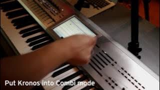 Korg Kronos Quick Combi Guide, Part 1: Creating a basic split on your Kronos