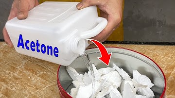 How to Make Super Glue from Styrofoam and Acetone | No Cement Needed! Simple Crack Repair