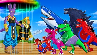 Jurassic World Ankylosaurus: KONG DINOSAURS Monsterverse Velociraptor SHARK Death? Cartoon Animation