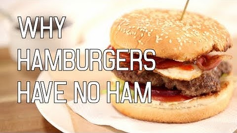 Why Hamburgers Have No Ham