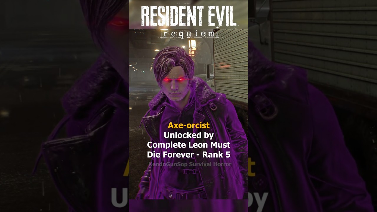 All Leon LMDF Costumes/Accessories - RESIDENT EVIL REQUIEM Leon Must Die Forever DLC #ResidentEvil