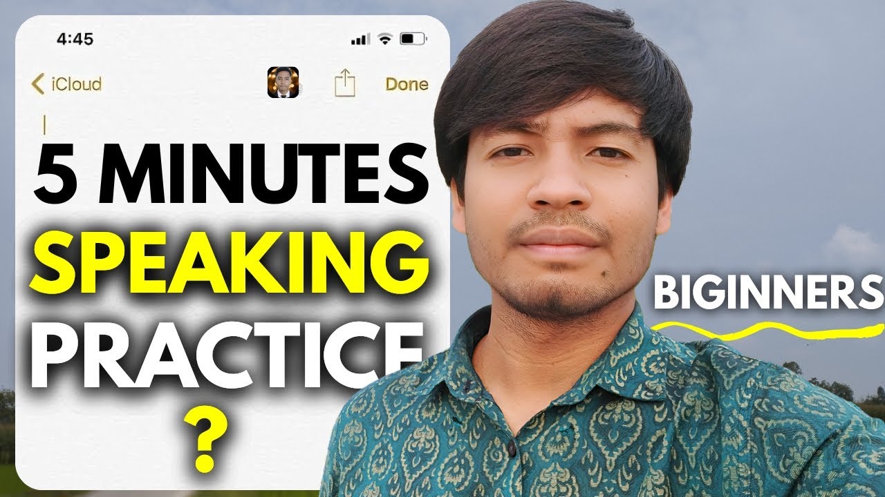 5 minutes English speaking practice Everyday। when it,s time to talk ...