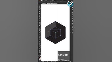 How to Create 3D Cube Logo | Adobe Illustrator Tutorial #shorts