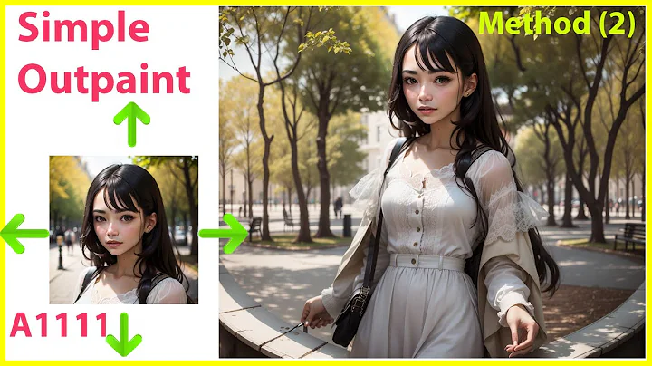 simple method for outpaint using stable diffusion A1111 | Method (2)