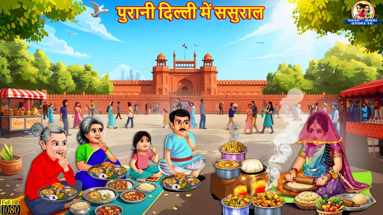 पुरानी दिल्ली  में ससुराल | Purani Delhi Me Sasural | Hindi Kahani | Moral Stories | Hindi Cartoon