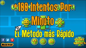 ¡La Manera Mas Fácil de Farmear Intentos en Geometry Dash 2.11!