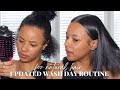 NEW Wash Day Routine &amp; Products | Revlon, What Is This!? IKYFL | Trying The Viral Hairdryer Brush..