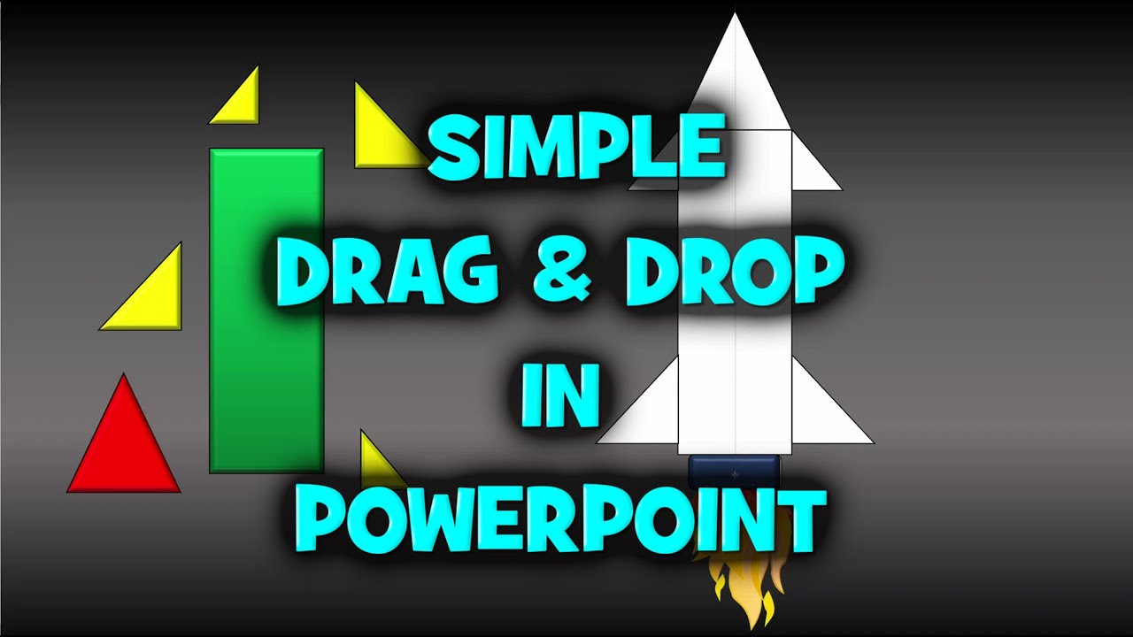 drag and drop in powerpoint in presentation mode