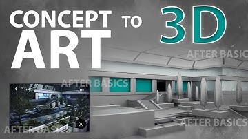 I converted concept art to 3d . Now you can also do that