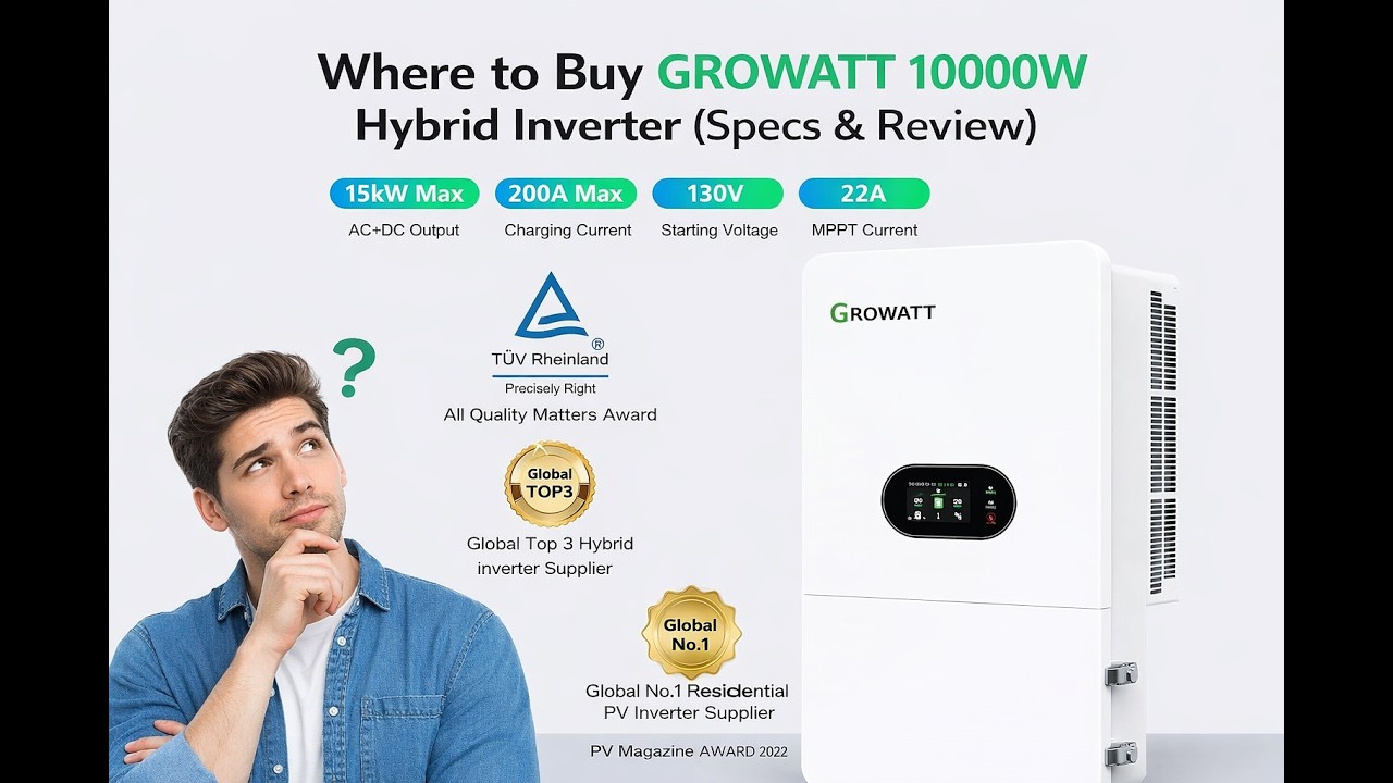 Best 10kW Solar Inverter for Home Backup? GROWATT SPH 10000TL-HU-US ...