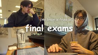 study vlog | final exams, late nights, making food, uni life