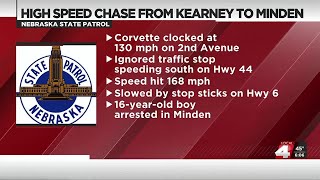 Kearney teen arrested after 160 mph high-speed chase