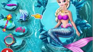 Frozen Dressup - Elsa Mermaid Heal Spa  Dress Up Game screenshot 4