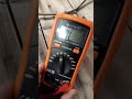 Testing heating element for a hot waterheater  digital multimeter