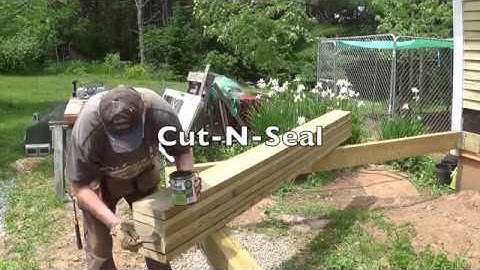 DIY Deck Part 3 - Building Beam & Installing Joists
