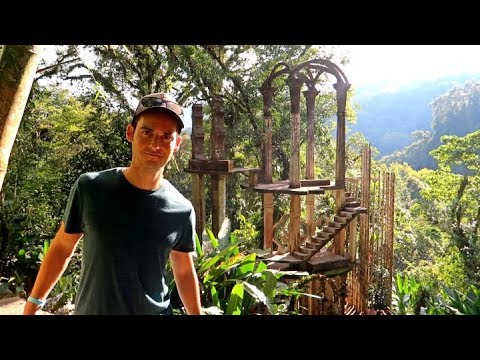 INSANE MAZE IN THE JUNGLE!😯 -Edward James Castle in Xilitla SLP (Mexico Travel Vlog)