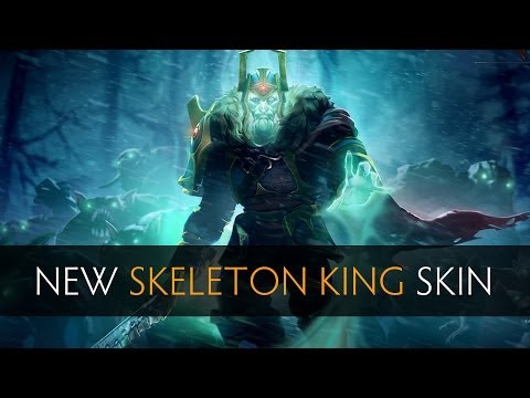 Dota 2 New Skeleton King (Wraith King) Skin (side by side comparison)