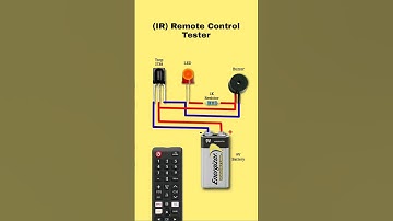(IR) Remote Control Tester diagram | IR Remote tester circuit