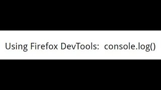 03 01 devtools js console log