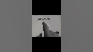 Nishant NameLogo☑️#art #logo #viralvideo #views #shorts #artist #drawing #namelogo #design #nishant