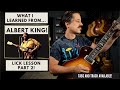 Albert King Style Blues Licks - How to incorporate an Albert King Lick!