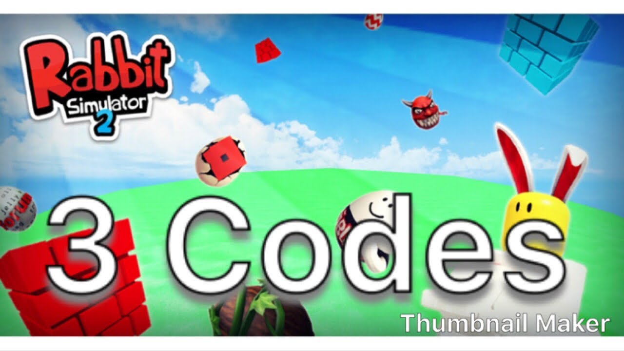 3 Codes Roblox Rabbit Simulator 2 YouTube