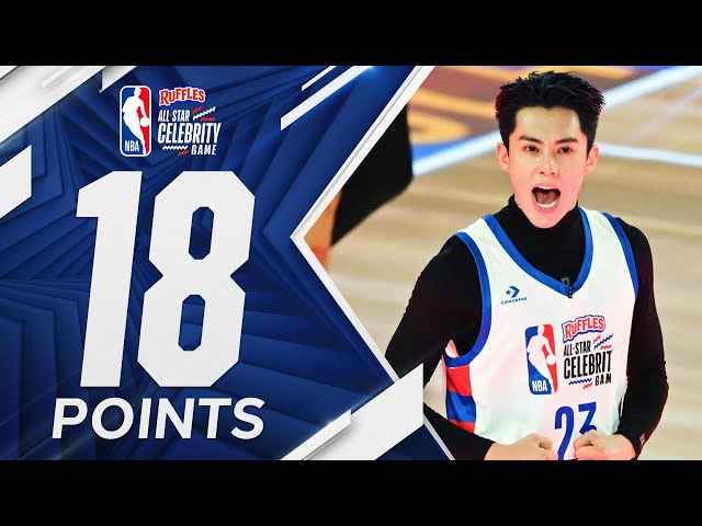 Actor Dylan Wang SHINES At The 2024 #RufflesCelebGame! 🔥👀| February 16, 2024 class=