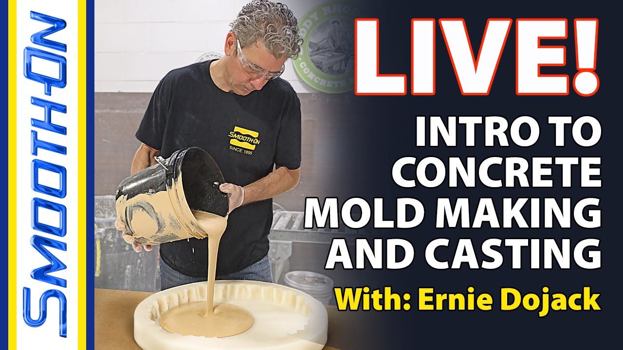 LIVE - How To Make Molds For Concrete Casting - YouTube