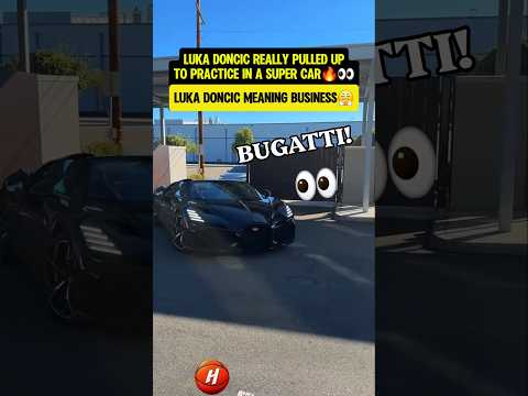 Luka Doncic FLEXING the BUGATTI🔥