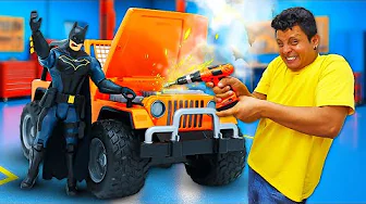 👦⚡🚗 Ben 10 visits Greg's auto shop! 🔧✨