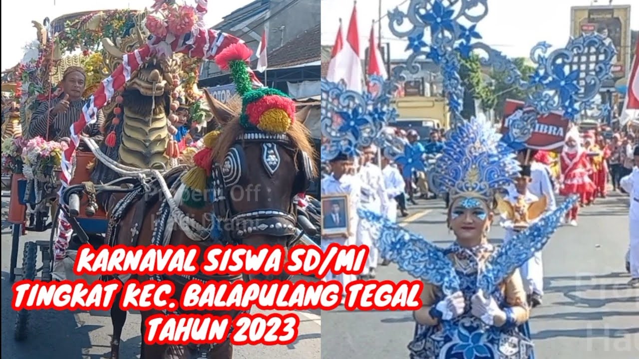 Meriah...Karnaval Siswa SD dan MI Tingkat Kec. Balapulang Kab.Tegal Tahun 2023