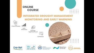 Integrated drought management online course : Monitoring and Early Warning