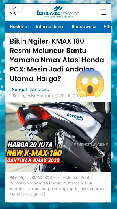 Bantu NMAX Atasi PCX - KMAX 180CC Siap datang Membantu #shorts