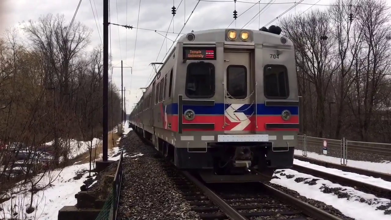 Septa train at exton station YouTube