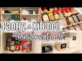 NEW KITCHEN & PANTRY MAKEOVER 2020 :: TRANSFORMATION ON A BUDGET :: CLEAN DECLUTTER ORGANIZE WITH ME