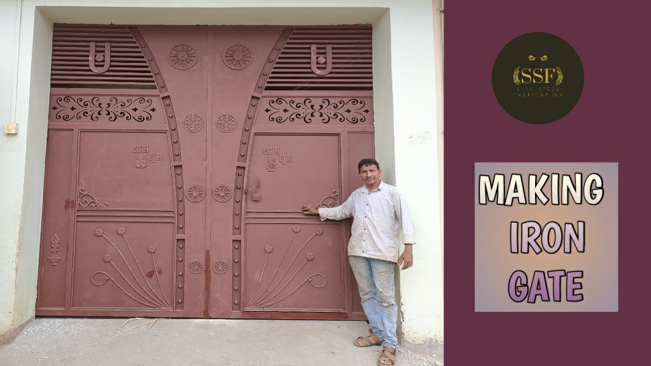 Making Iron Gate | Heavy beautiful Gate Design | House Main Gate Heavy Size | SSF | Letest Gate 2022