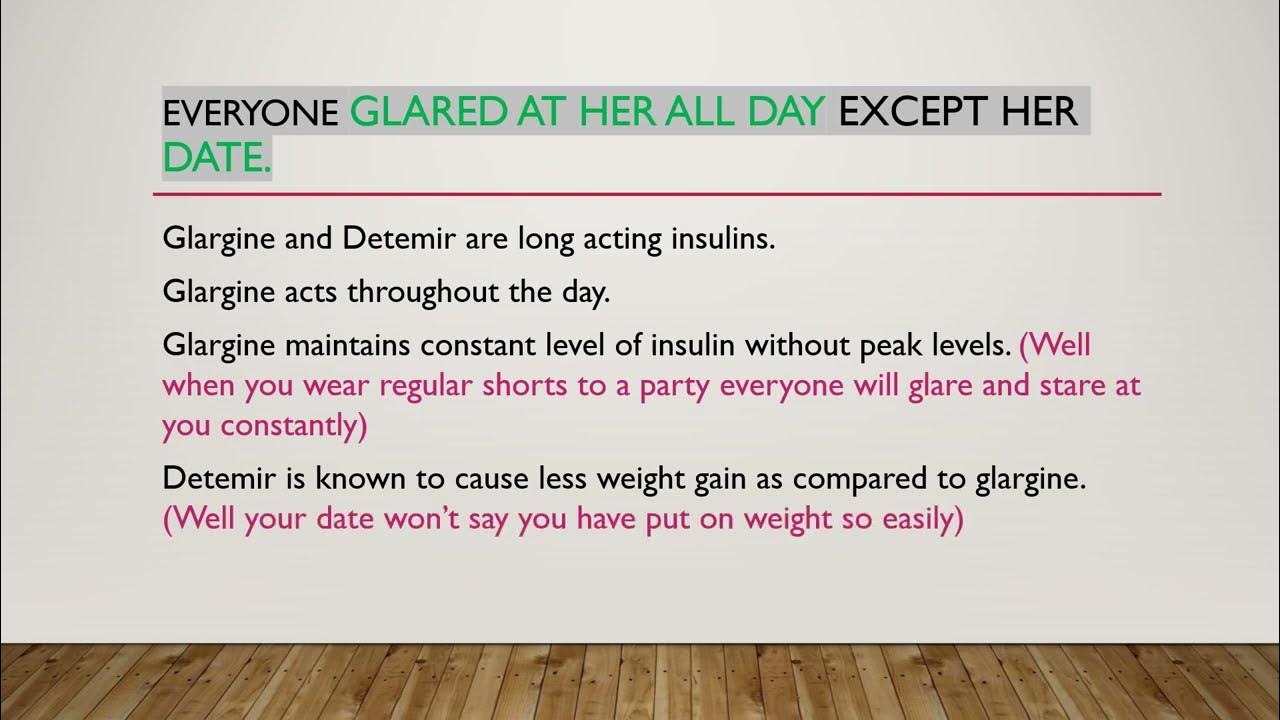 Insulin Classification with mnemonics Pharmacology YouTube