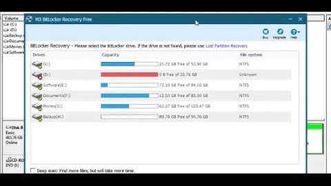 How to recover lost/deleted Bitlocker encrypted partition with M3 BitLocker Recovery software?