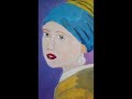 My replica of Varmer's "Girl with a Pearl Earring  " MArt