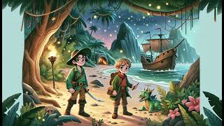 Samuel and Peter Pan's Daring Treasure Hunt on Treasure Island 🌟🌴 | Adventure Story for Kids