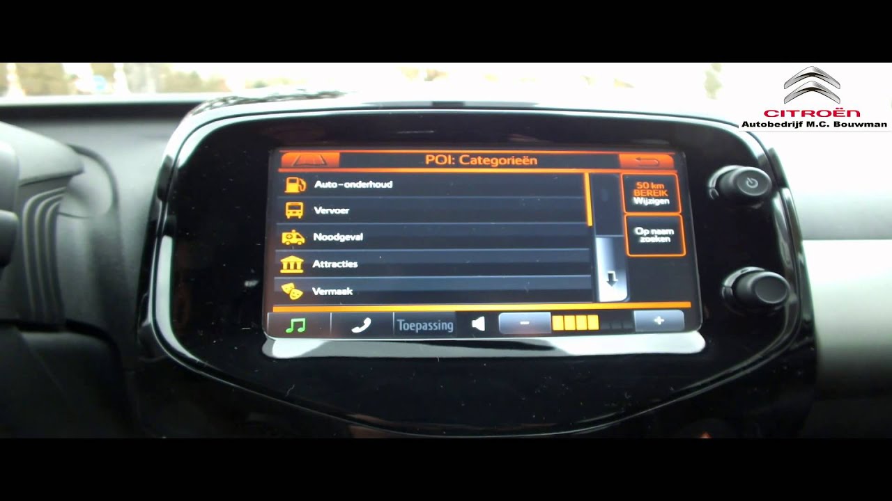 Navigatiesysteem Citroën C1 inbouw v/a model 2014 ... c5 fuse box 