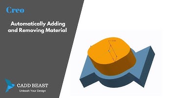 Automatically Adding and Removing Material - Creo