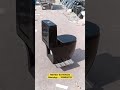New One piece toilet commode closet #toilet #commode #seat #bathroom #bathware #sanitaryware #black