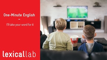 ONE-MINUTE ENGLISH: I