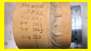 Turning  a Boxwood Box – Rough Hollowing